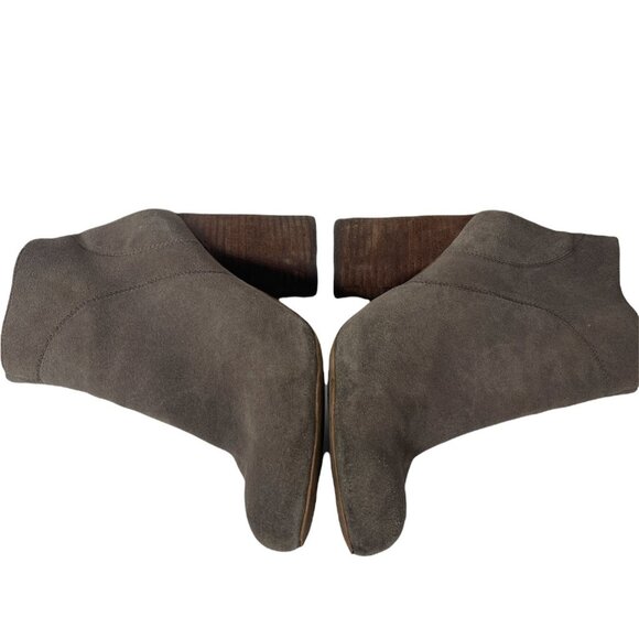 Jeffrey Campbell Hanger Gray Suede Booties Sz. 8 - Picture 5 of 8